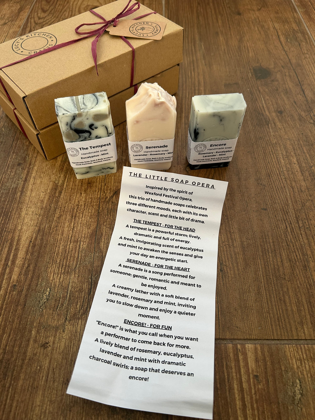 The Little Soap Opera - Lucys Kitchen Crafts - Irish handmade soaps