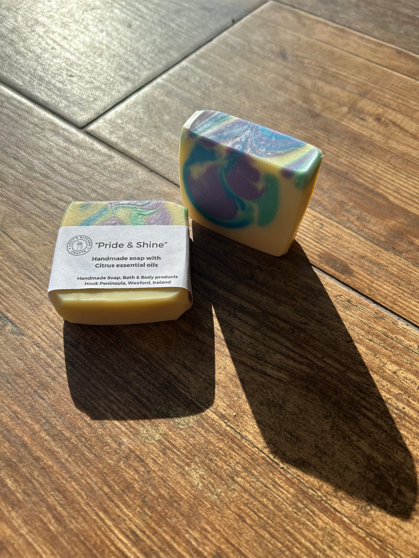 🦚🌈 “Pride & Shine” with a refreshing blend of Citrus essential oils - Hand & Body soap