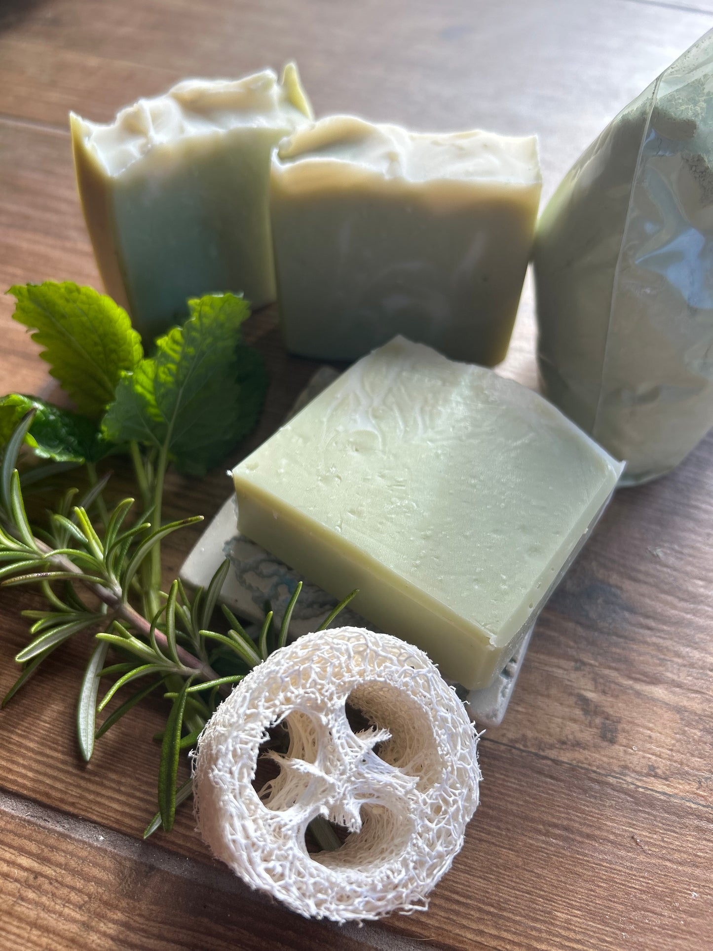 💚 “Rosemary, Mint & Clay Soap” for your hands & body