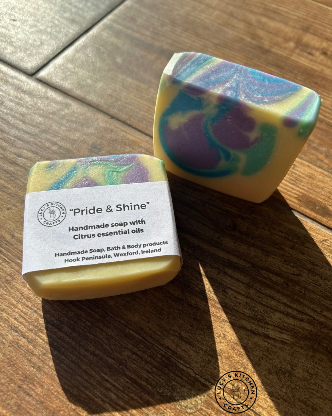 🦚🌈 “Pride & Shine” with a refreshing blend of Citrus essential oils - Hand & Body soap