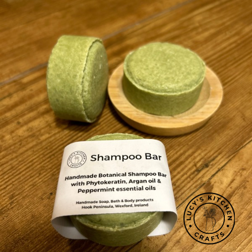 Solid Shampoo Bar with Phytokeratin, Argan oil & Natural Essential oils