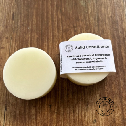Solid Conditioner Bar with Panthenol, Argan oil & Natural Essential oils
