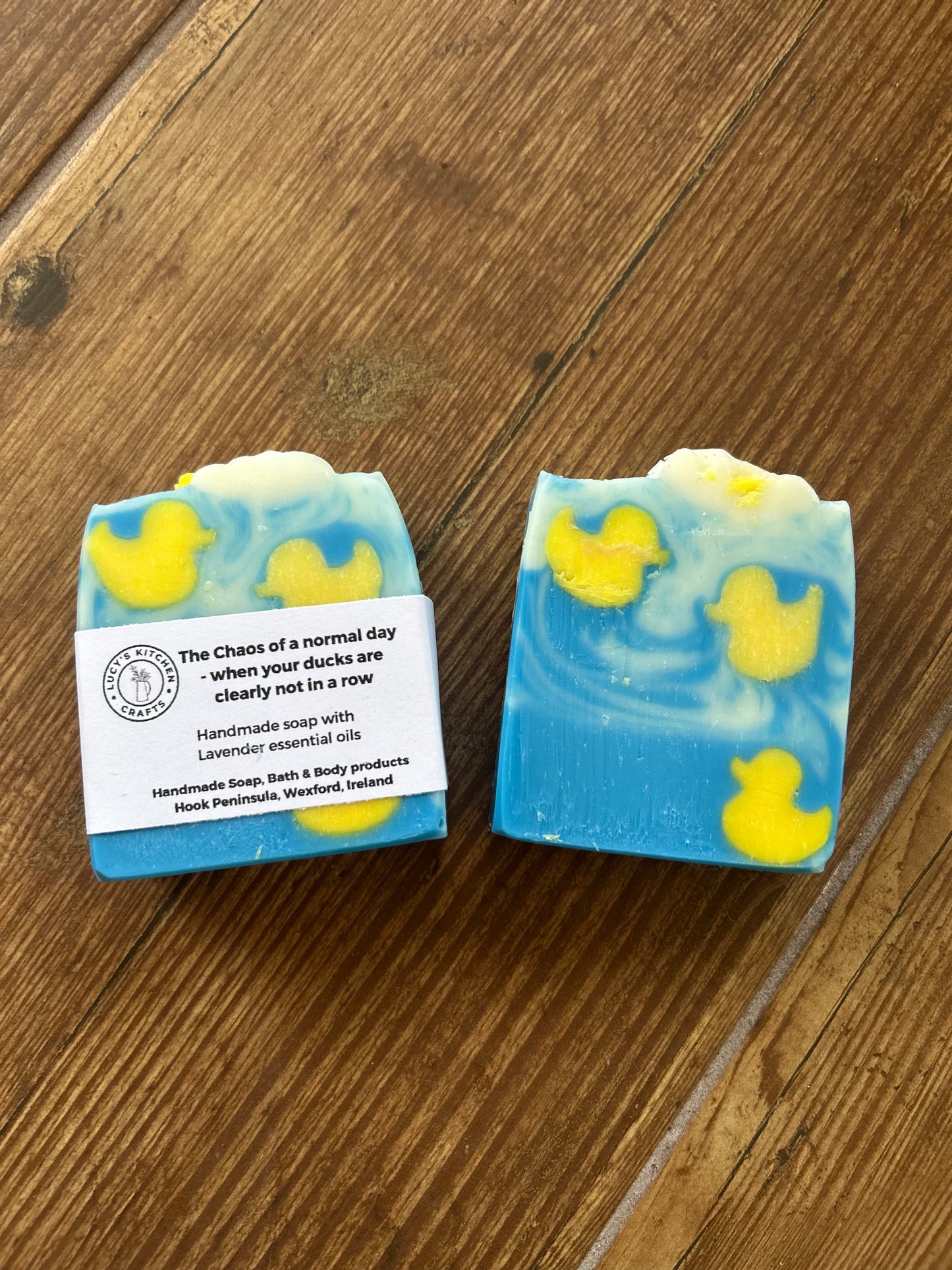 🐤 ”The Chaos of a normal day - when your ducks are clearly not in a row” Soap for your hands & body - with Lavender essential oil