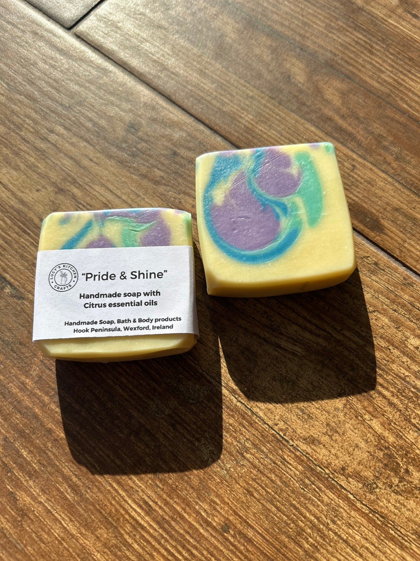 🦚🌈 “Pride & Shine” with a refreshing blend of Citrus essential oils - Hand & Body soap