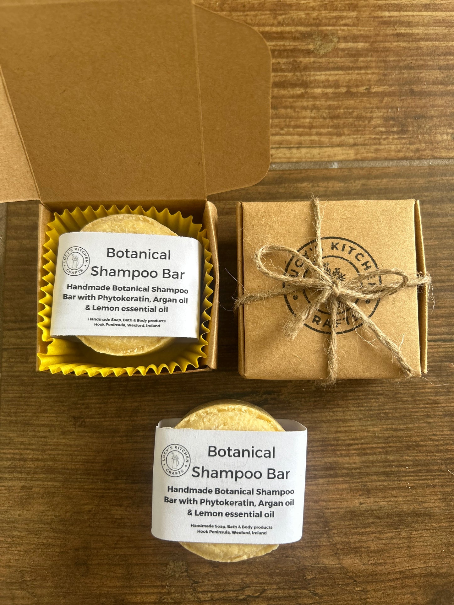 Solid Shampoo Bar with Phytokeratin, Argan oil & Natural Essential oils