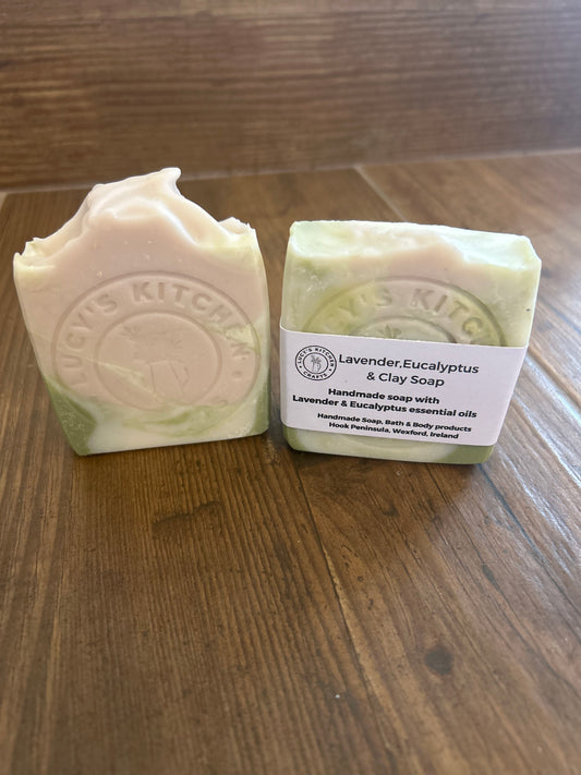 💜💙  Lavender, Eucalyptus & Clay Hand & Body Soap