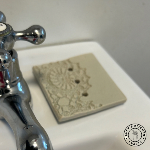 Handmade Stoneware soap dish