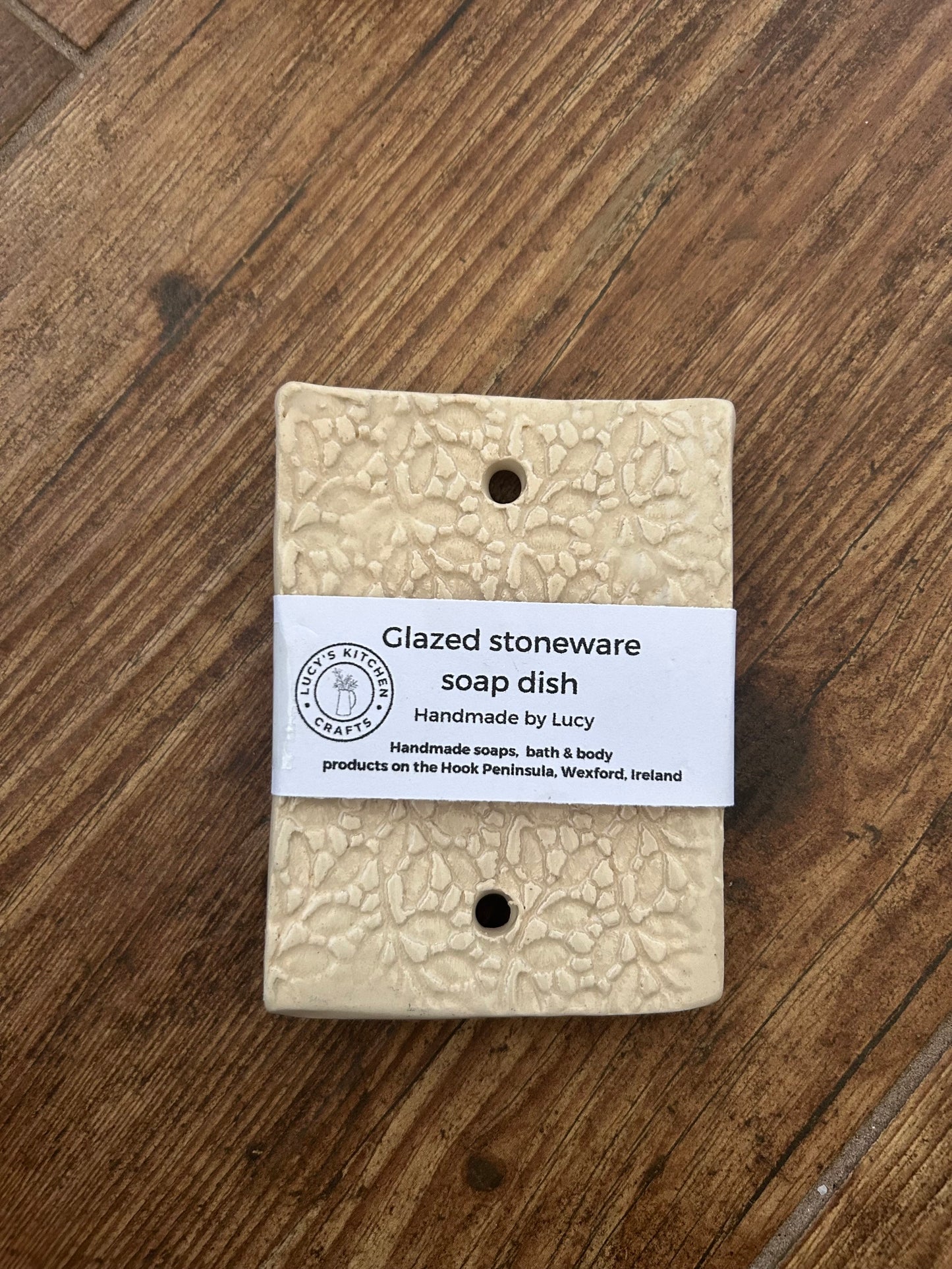 Handmade Stoneware soap dish