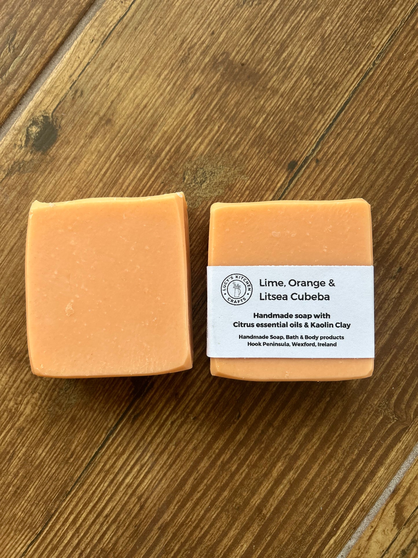 🧡 “Lime, Orange & Litsea Cubeba” soap for your hands & body