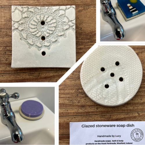 Handmade Stoneware soap dish
